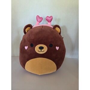 Squishmallows‎ Original 10-Inch Valentine Omar The Teddy Bear